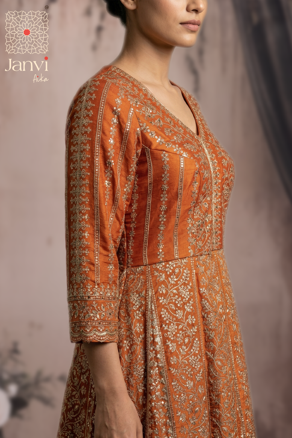 Saffron Heirloom Long Gown