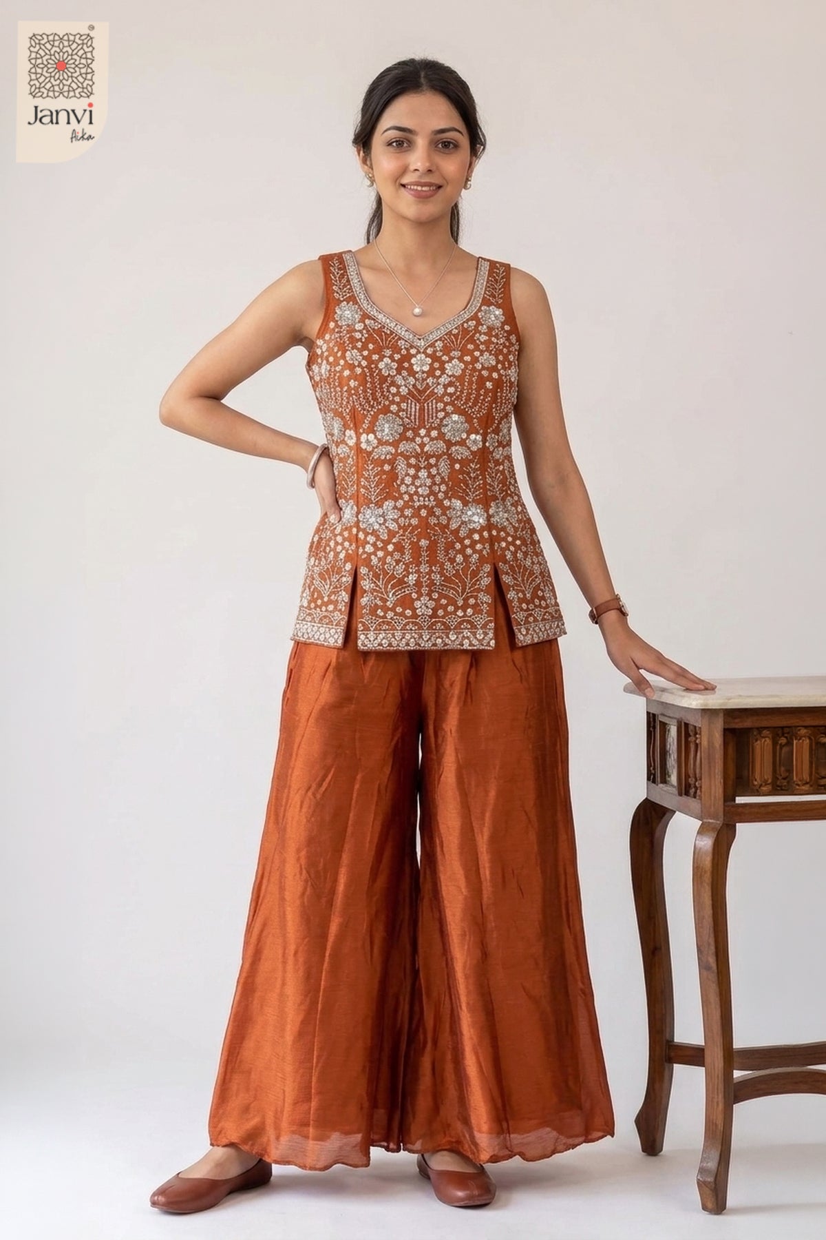 Autumn Vale Sharara Set
