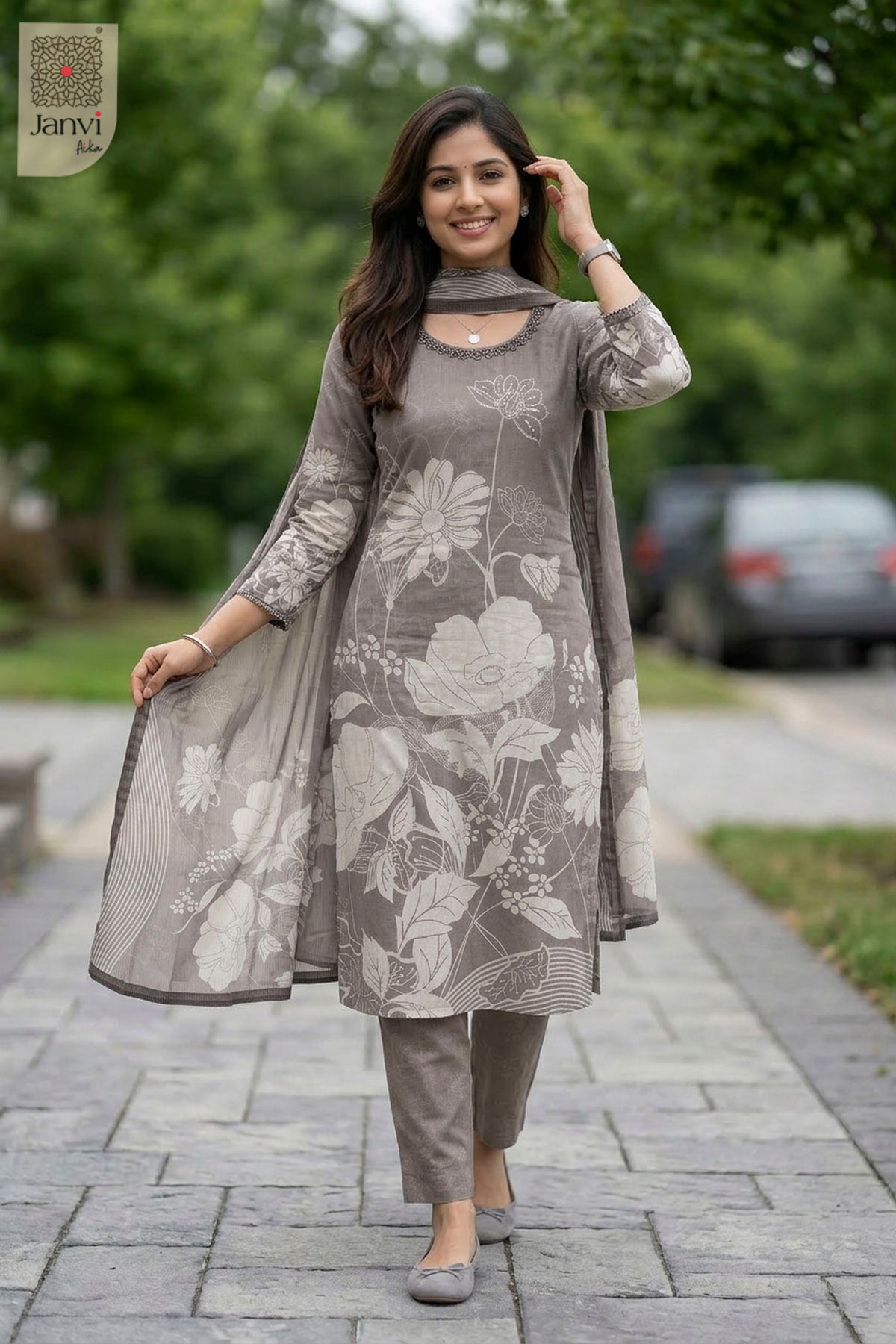 Blossom Taupe Chic Set
