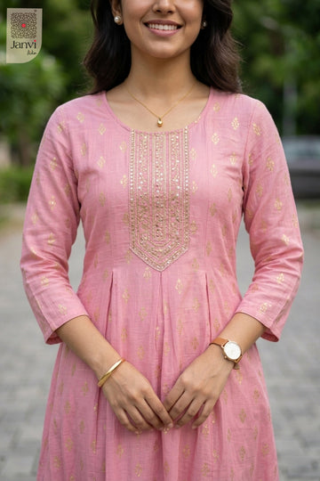 Back view showing neckline styling of Blush Chic Top for traditional navratri chaniya choli.
