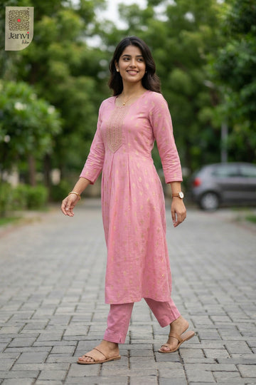 Front full view of Blush Chic Top showcasing style for indian party wear dresses for women.