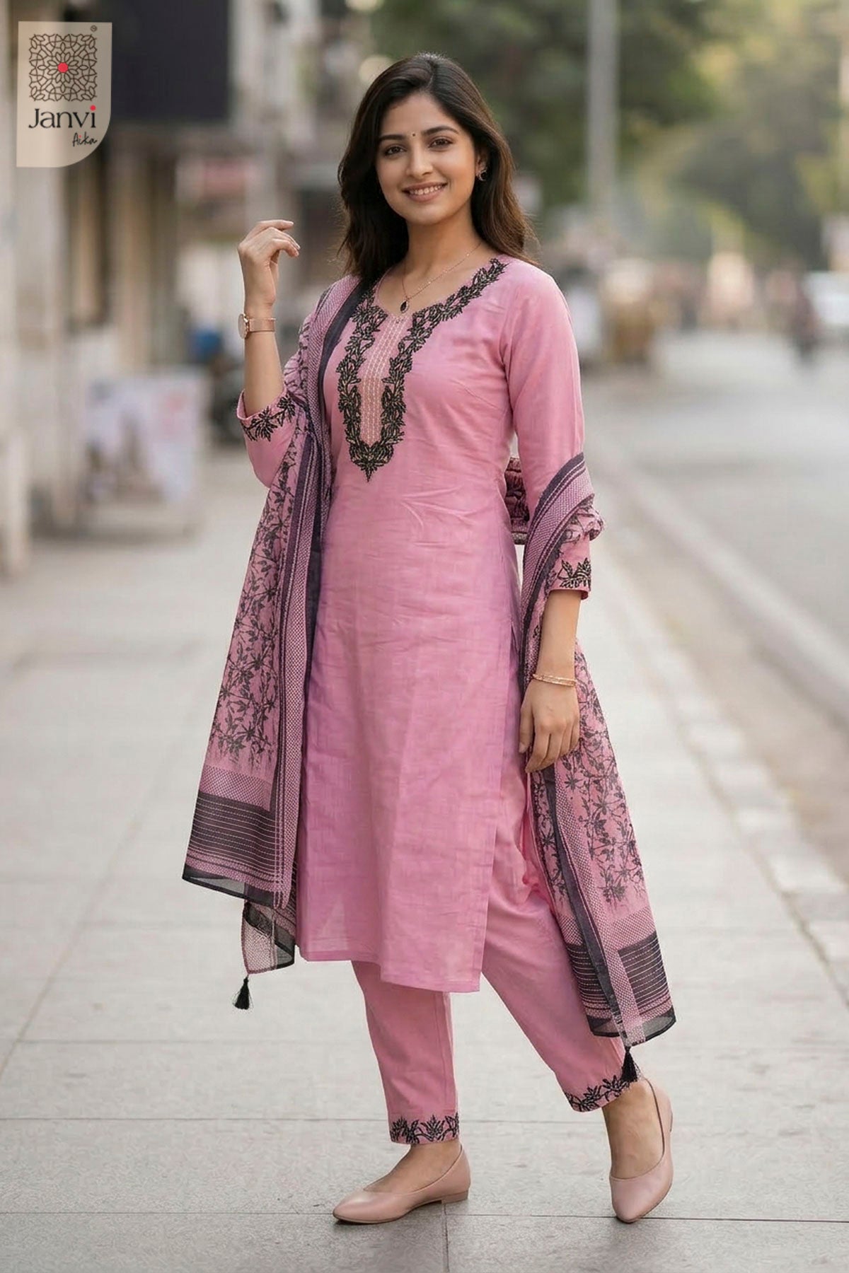 Blush Ebony Elegance