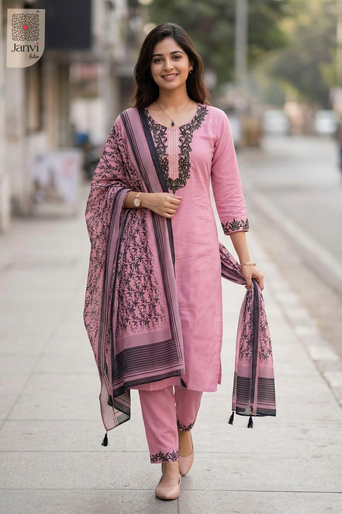 Blush Ebony Elegance