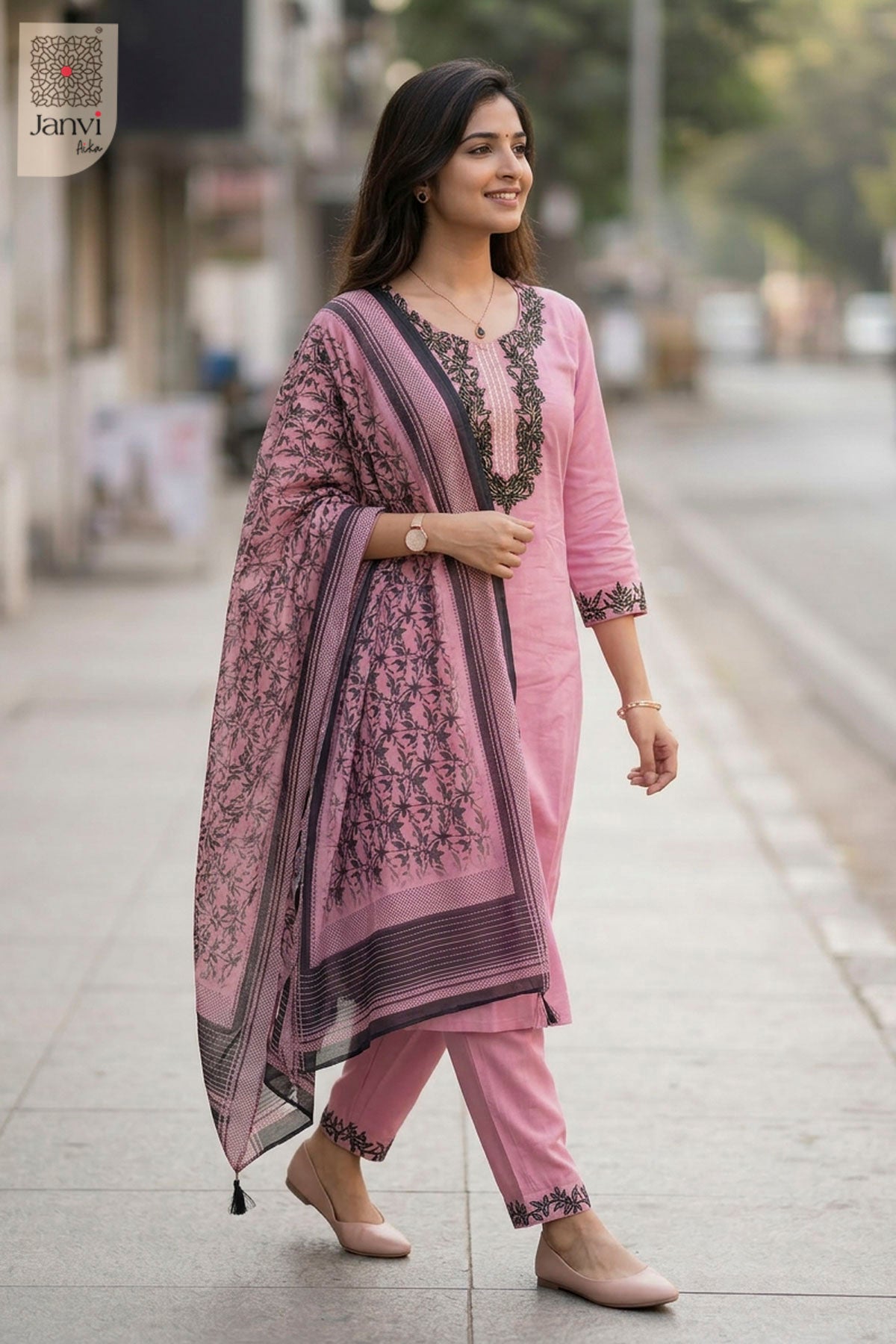 Blush Ebony Elegance