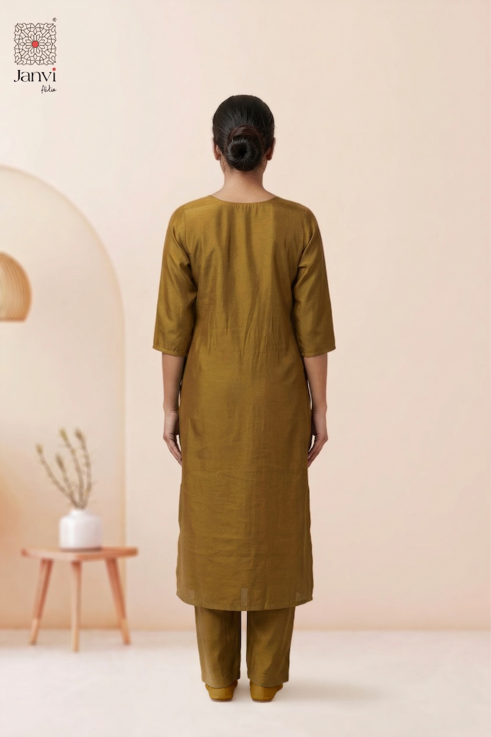 Bronze Bloom Chudidhar Set