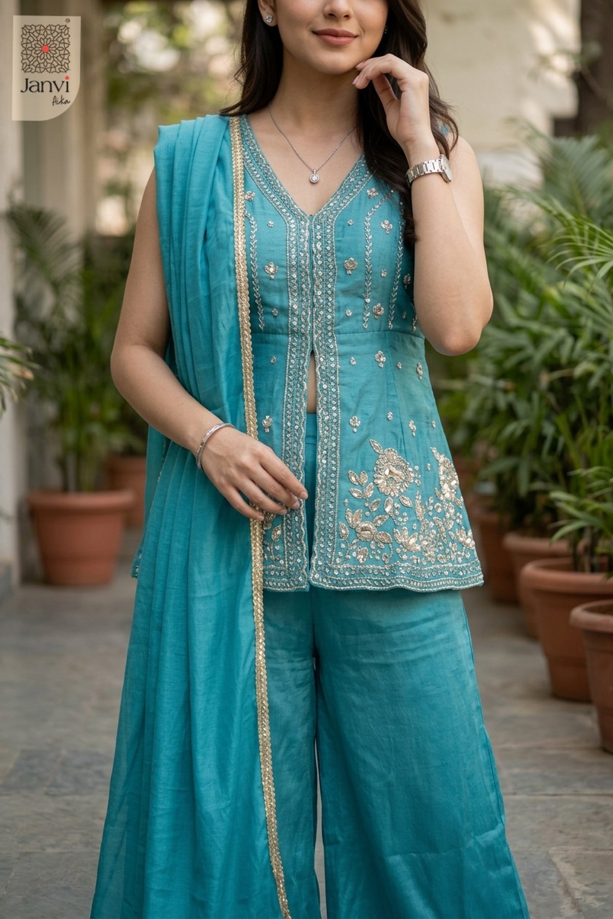 Blue Hour Festive Sharara