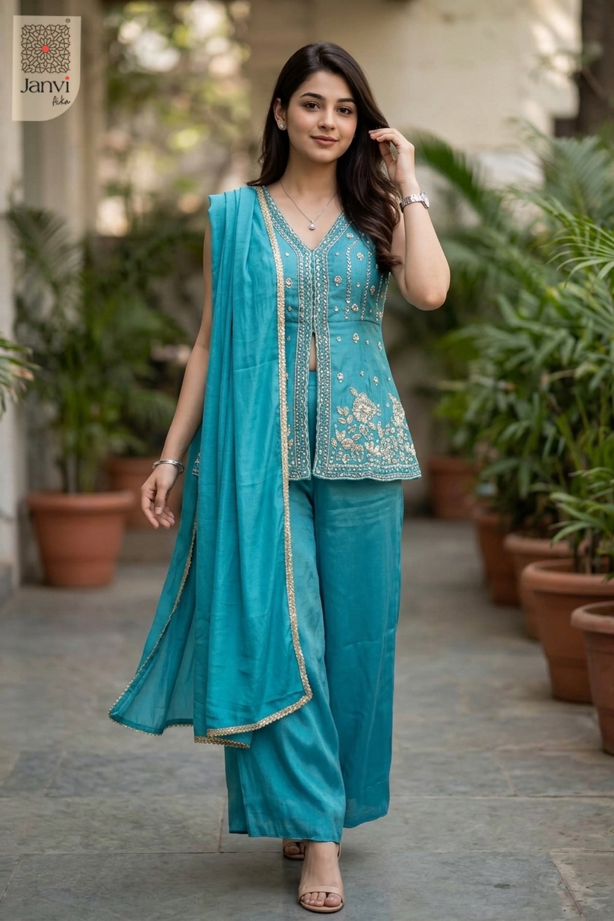 Blue Hour Festive Sharara