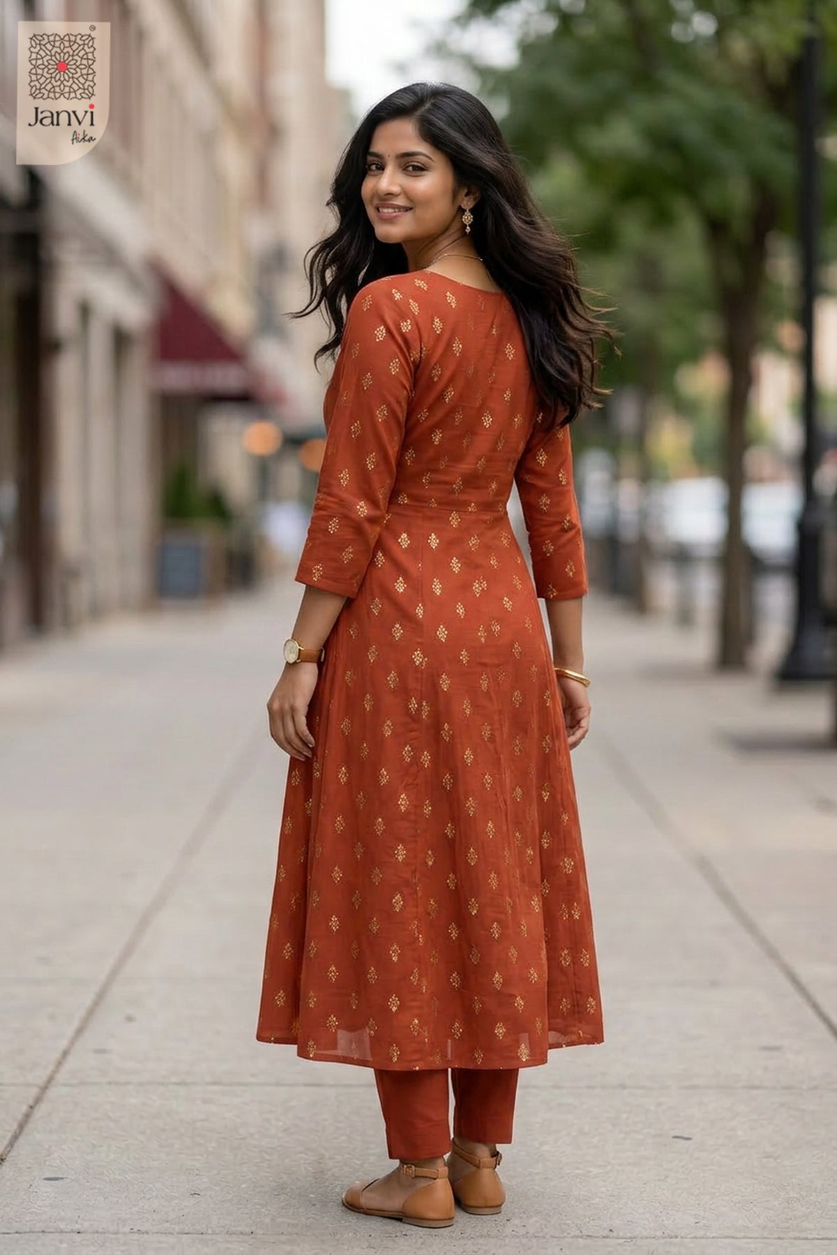 Copper Bloom Top