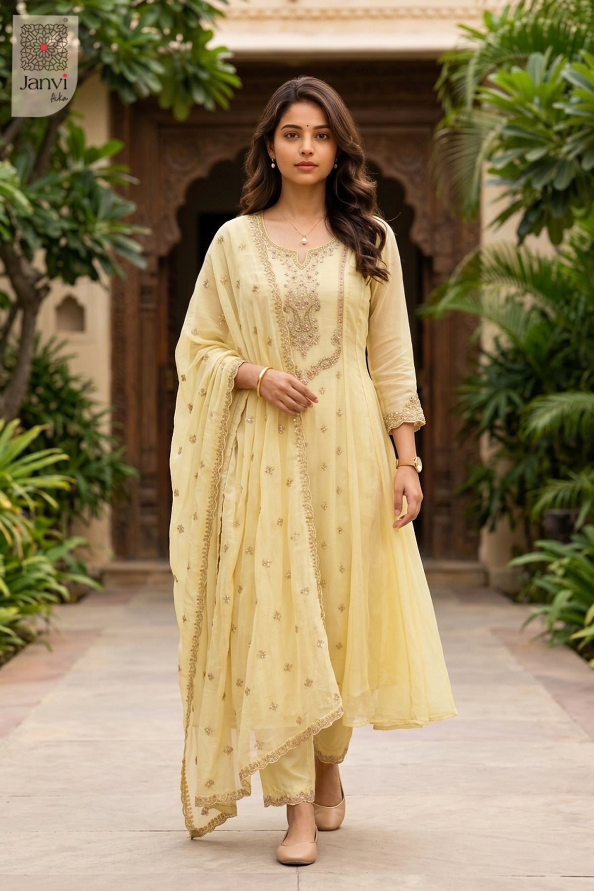 Daffodil Dream Anarkali Dress
