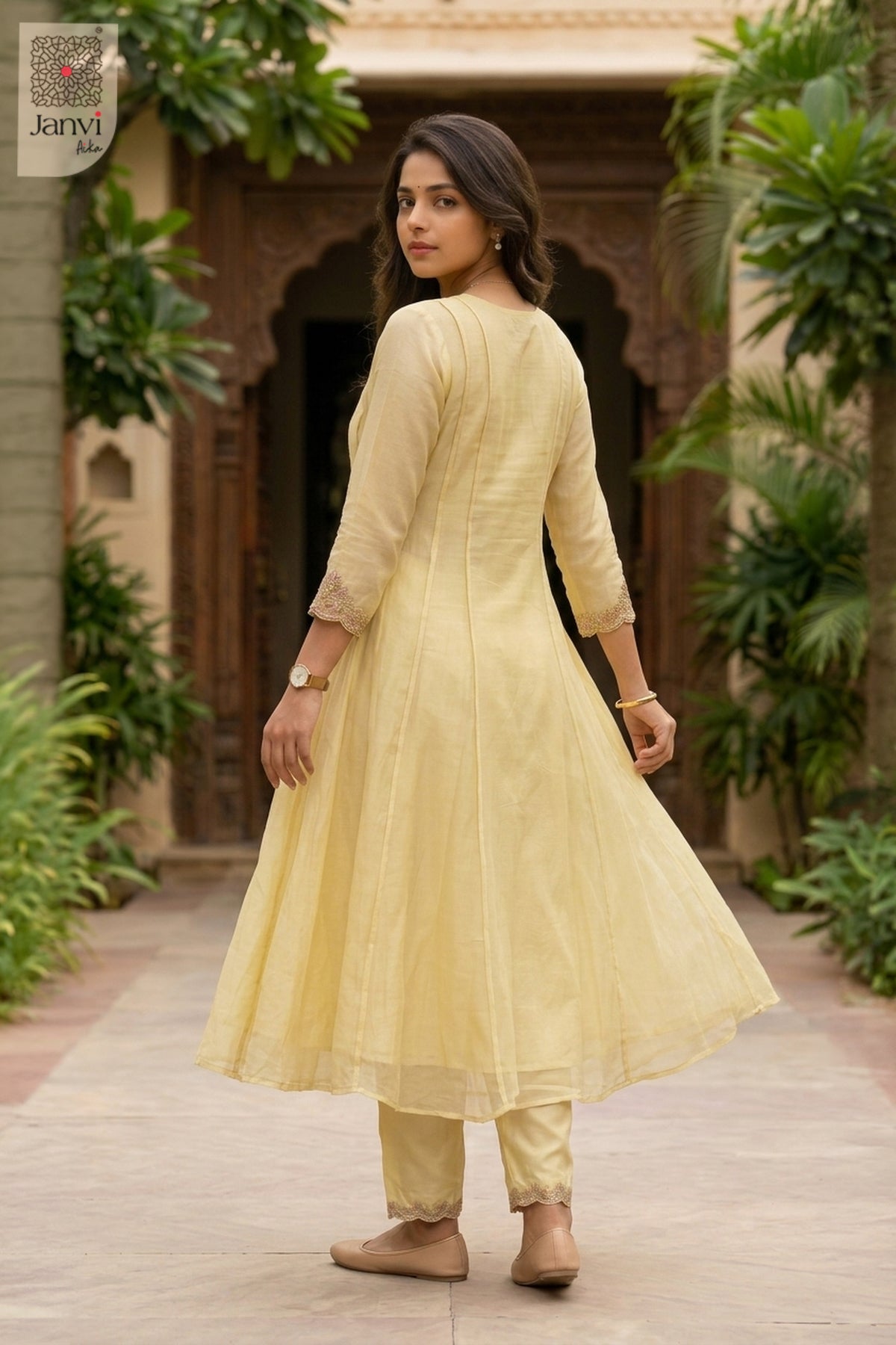 Daffodil Dream Anarkali Dress