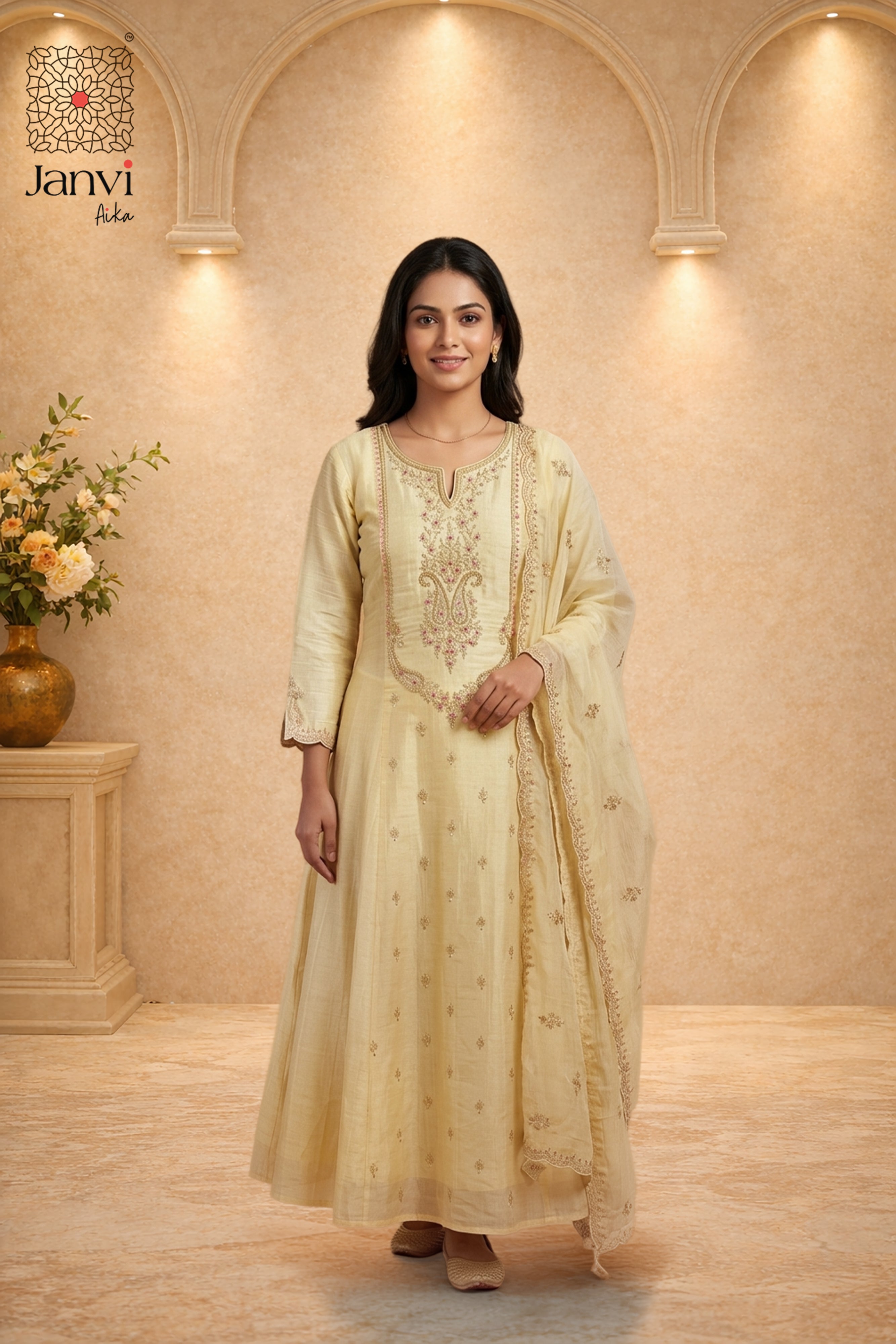 Daffodil Dream Anarkali Dress