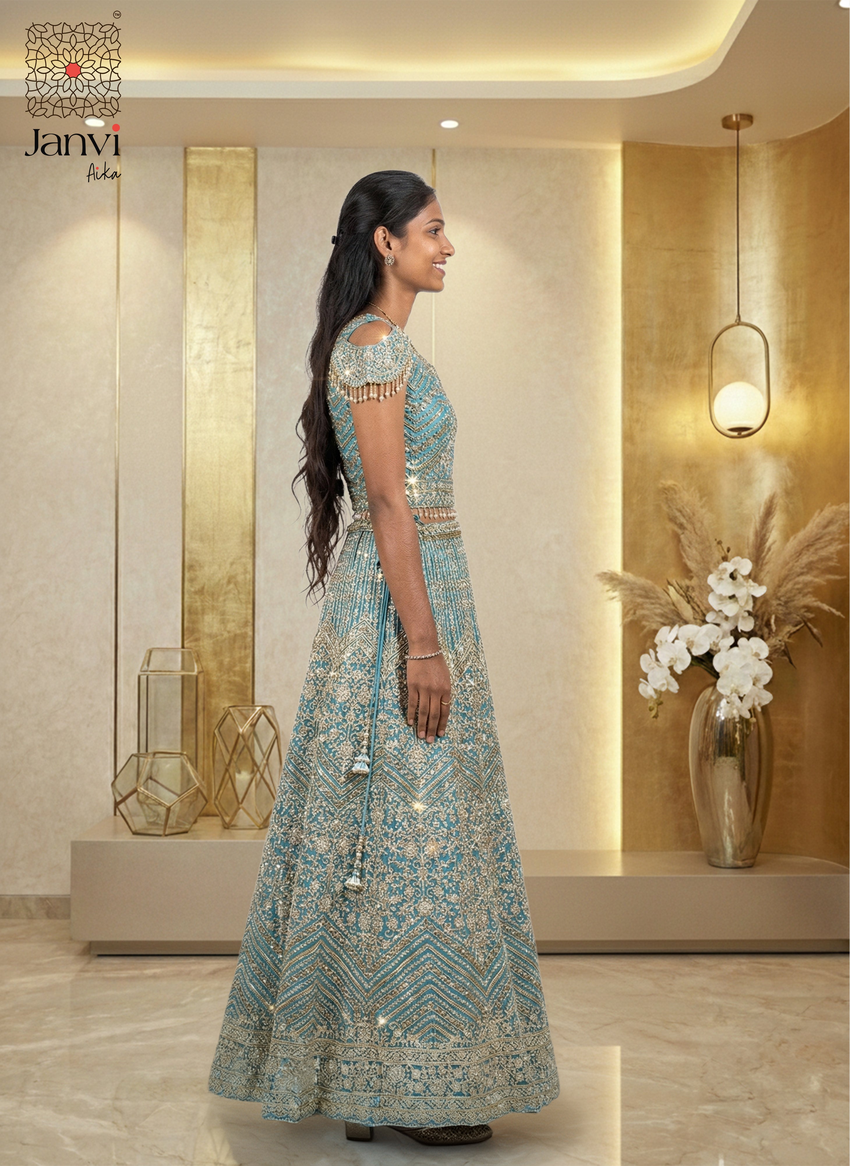 Frosted Muse Lehenga Set