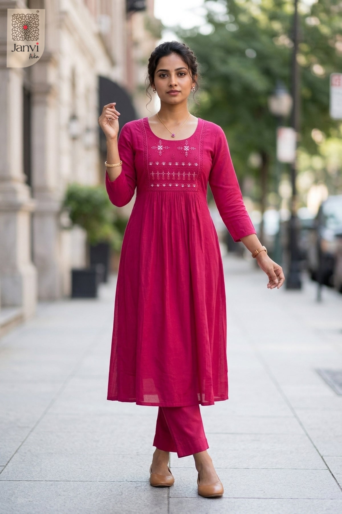 Fuchsia Grace Top