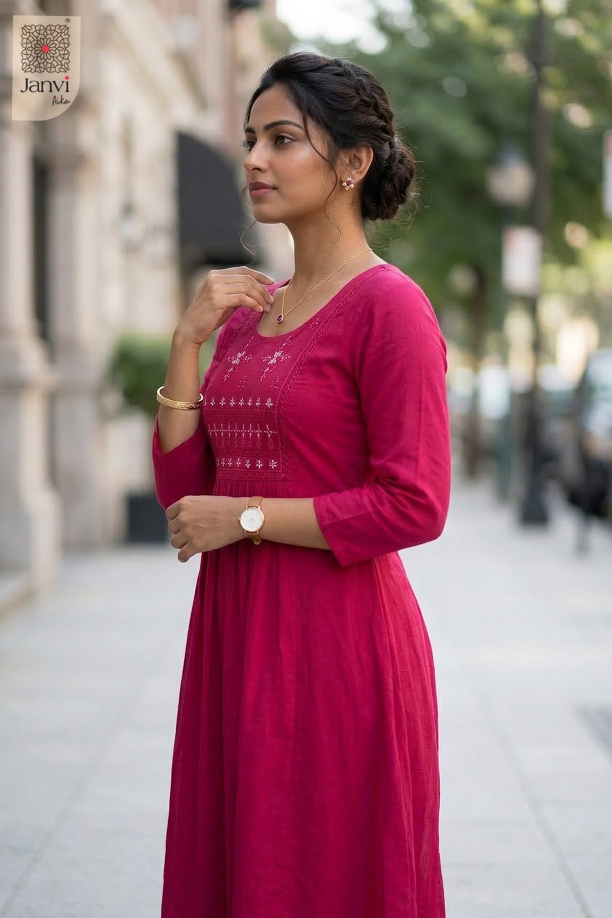 Fuchsia Grace Top