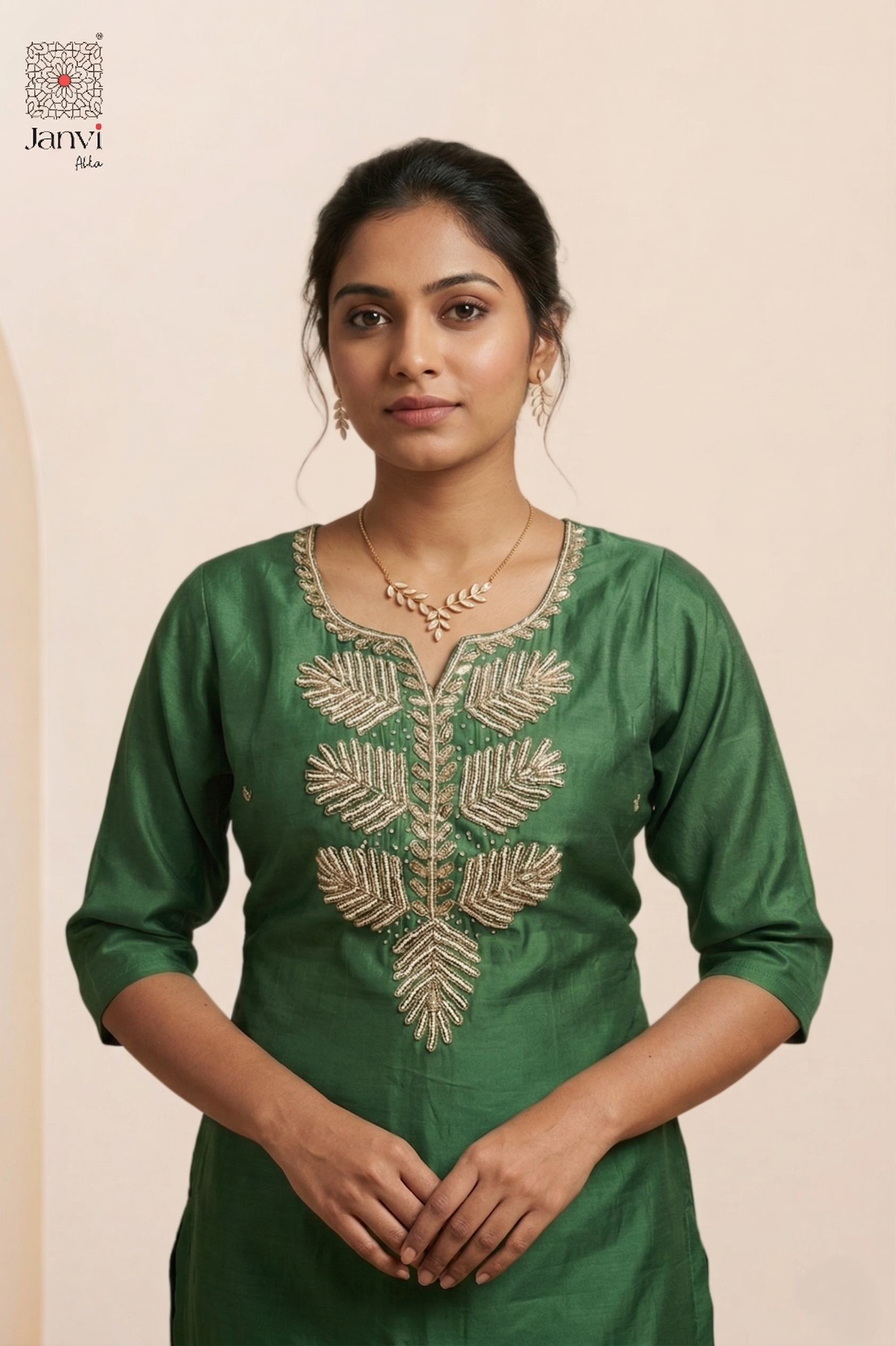 Jade Vine Chudidhar Set