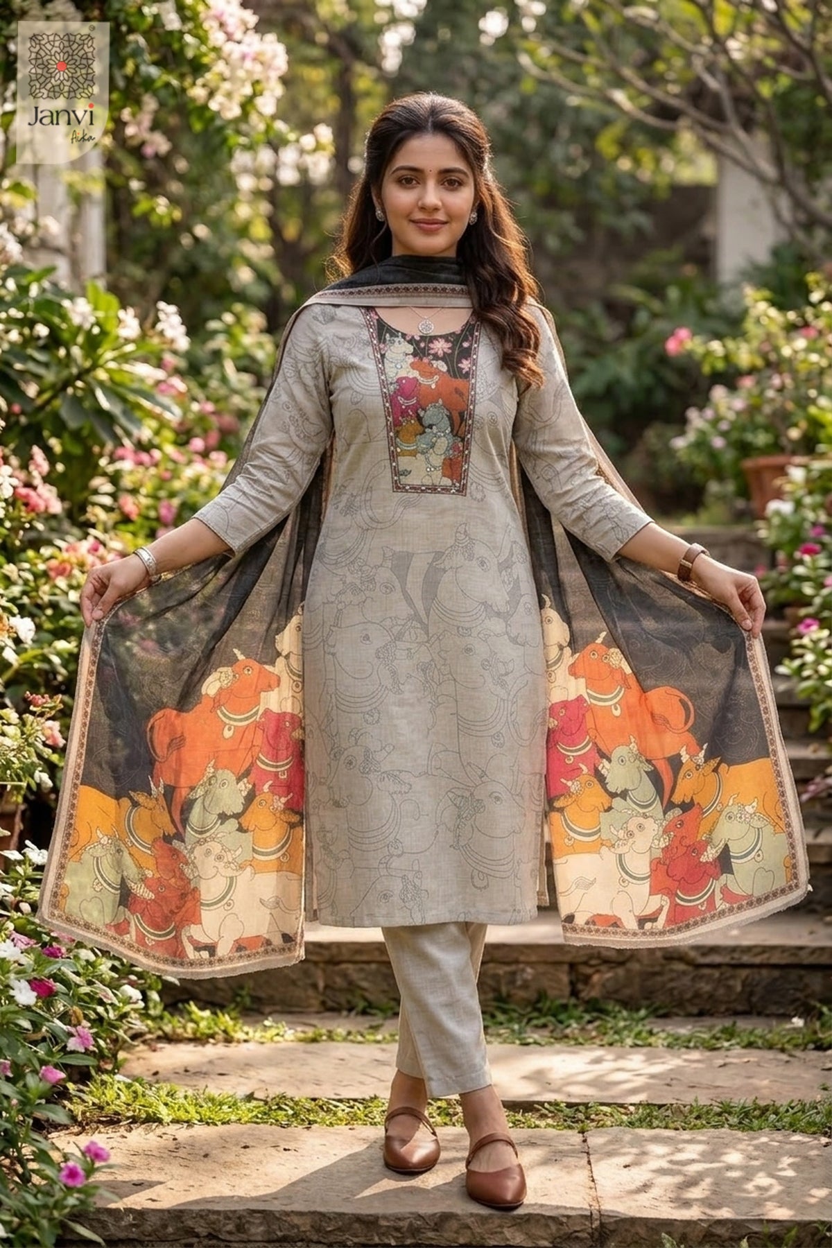 Gokulam Kalamkari Set