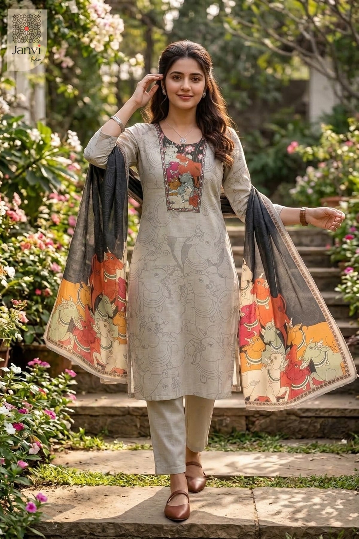 Gokulam Kalamkari Set