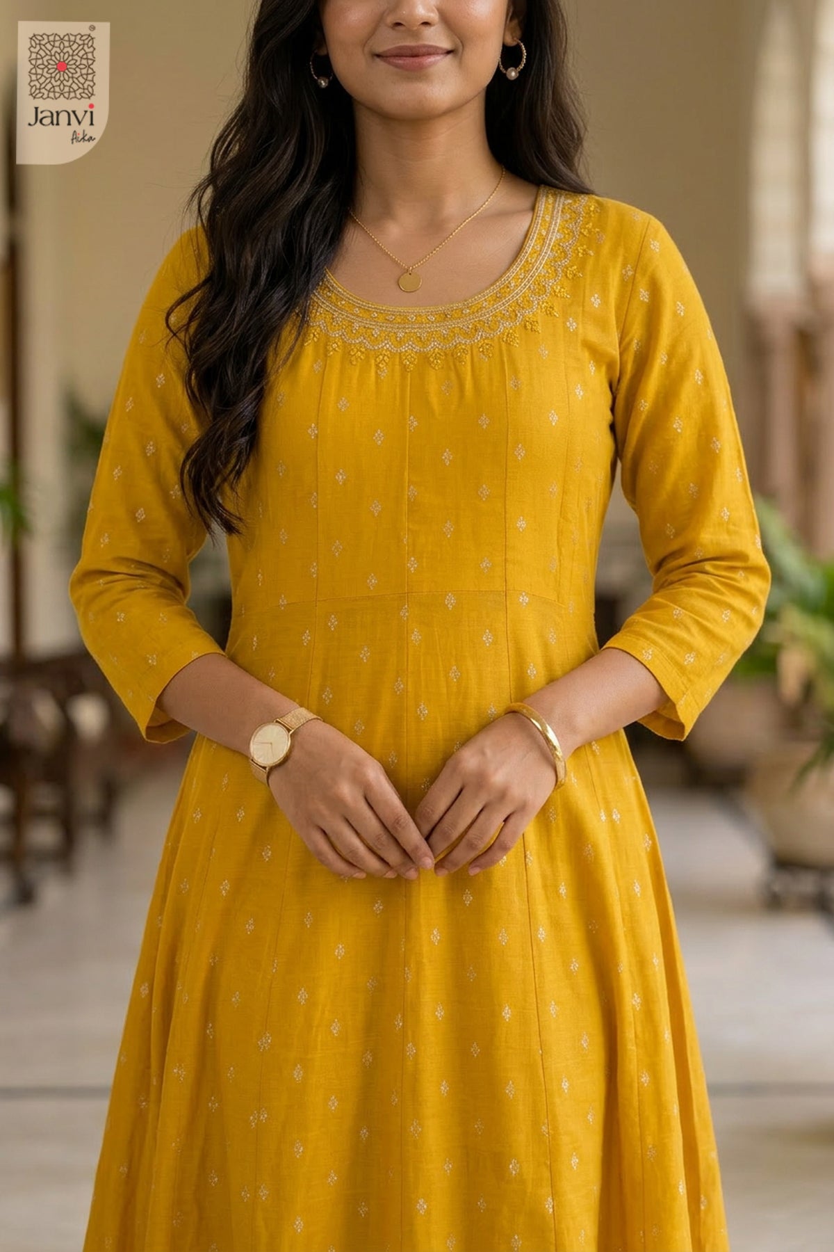 Close-up of bodice and embroidery of Honey Bloom Top for online shopping dresses for ladies.
