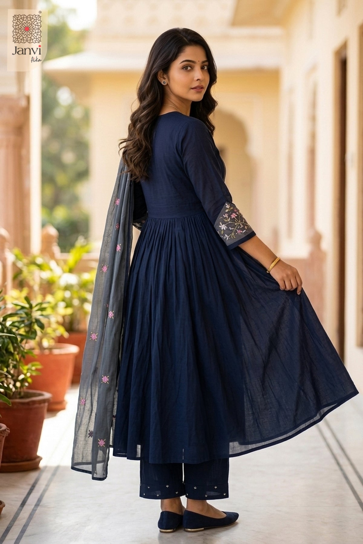 Indraneela Anarkali Dress