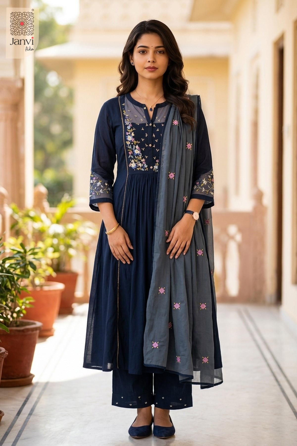 Indraneela Anarkali Dress