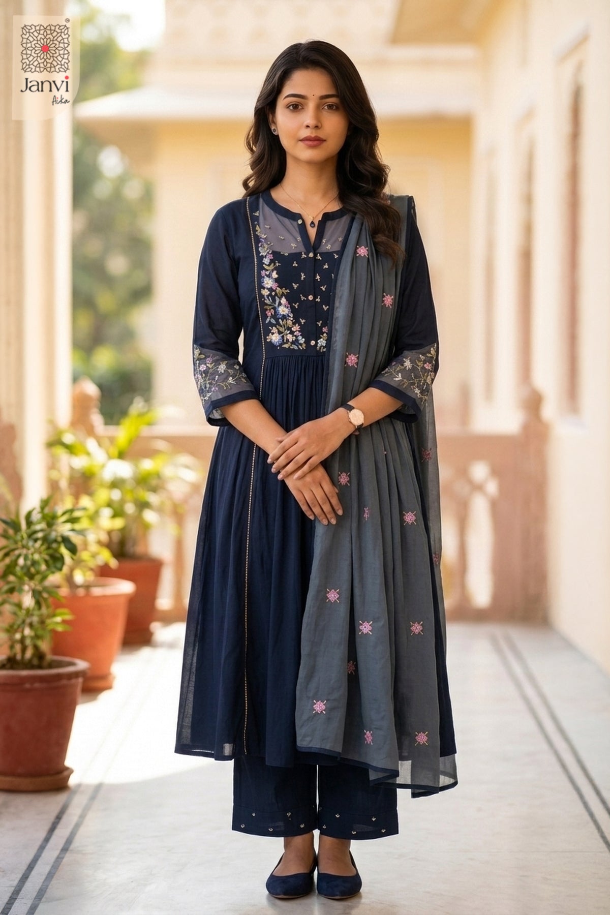 Indraneela Anarkali Dress