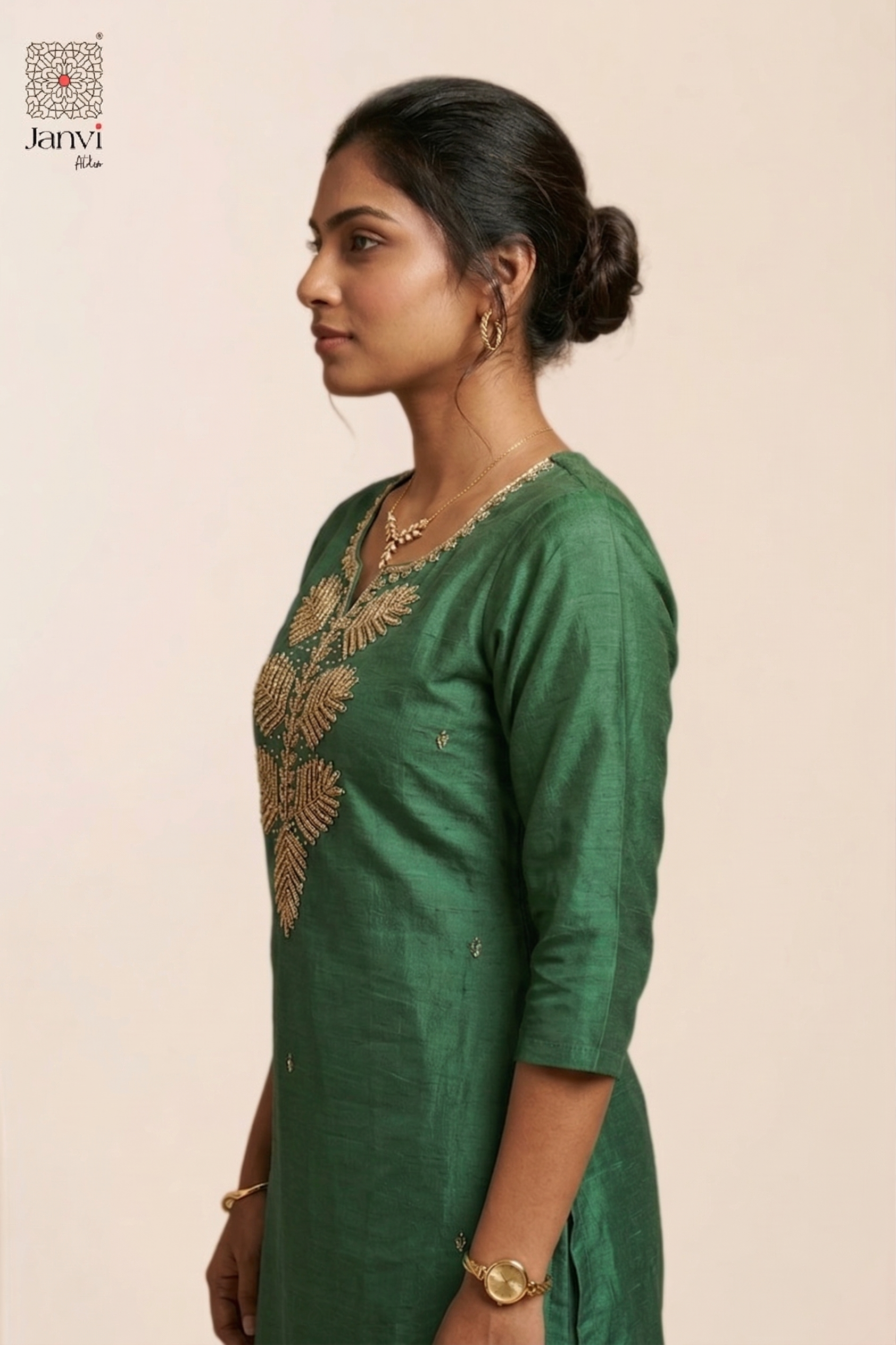 Jade Vine Chudidhar Set