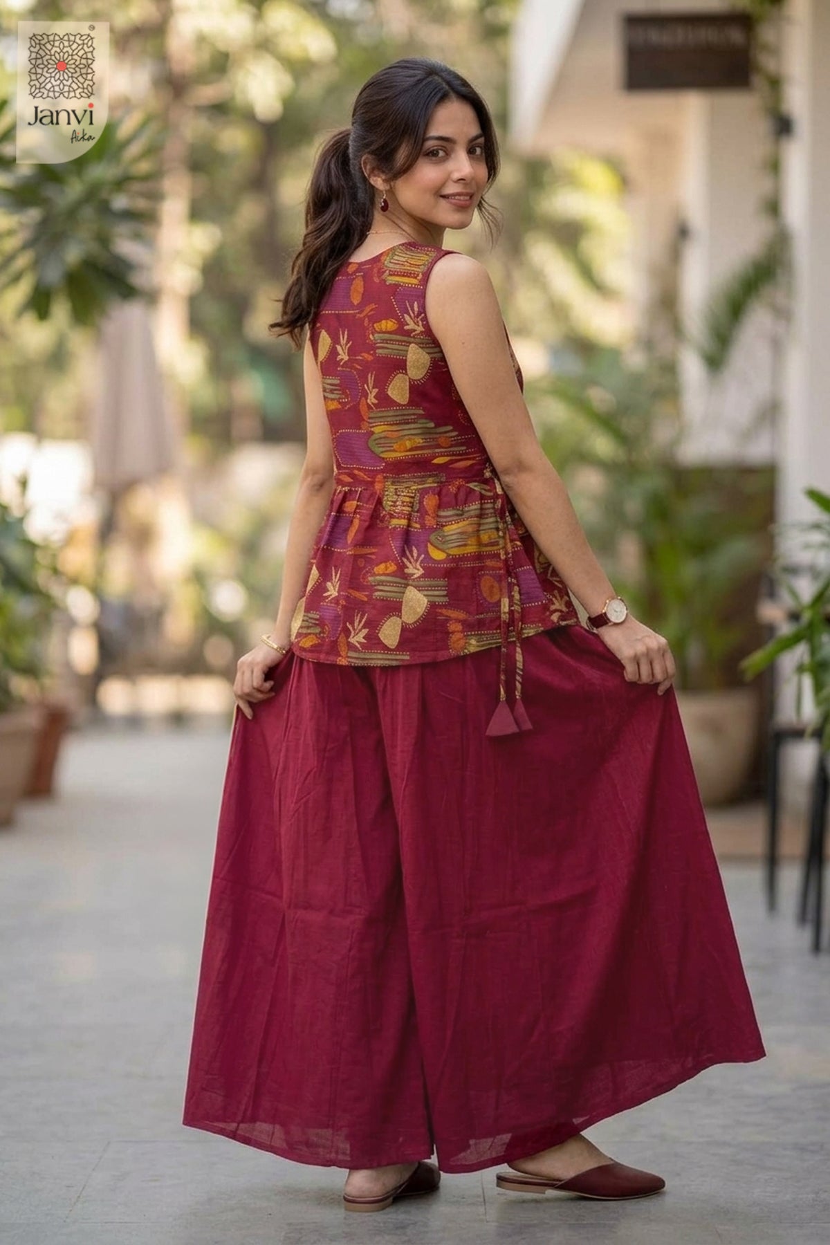 Leaf Fall Classy Sharara