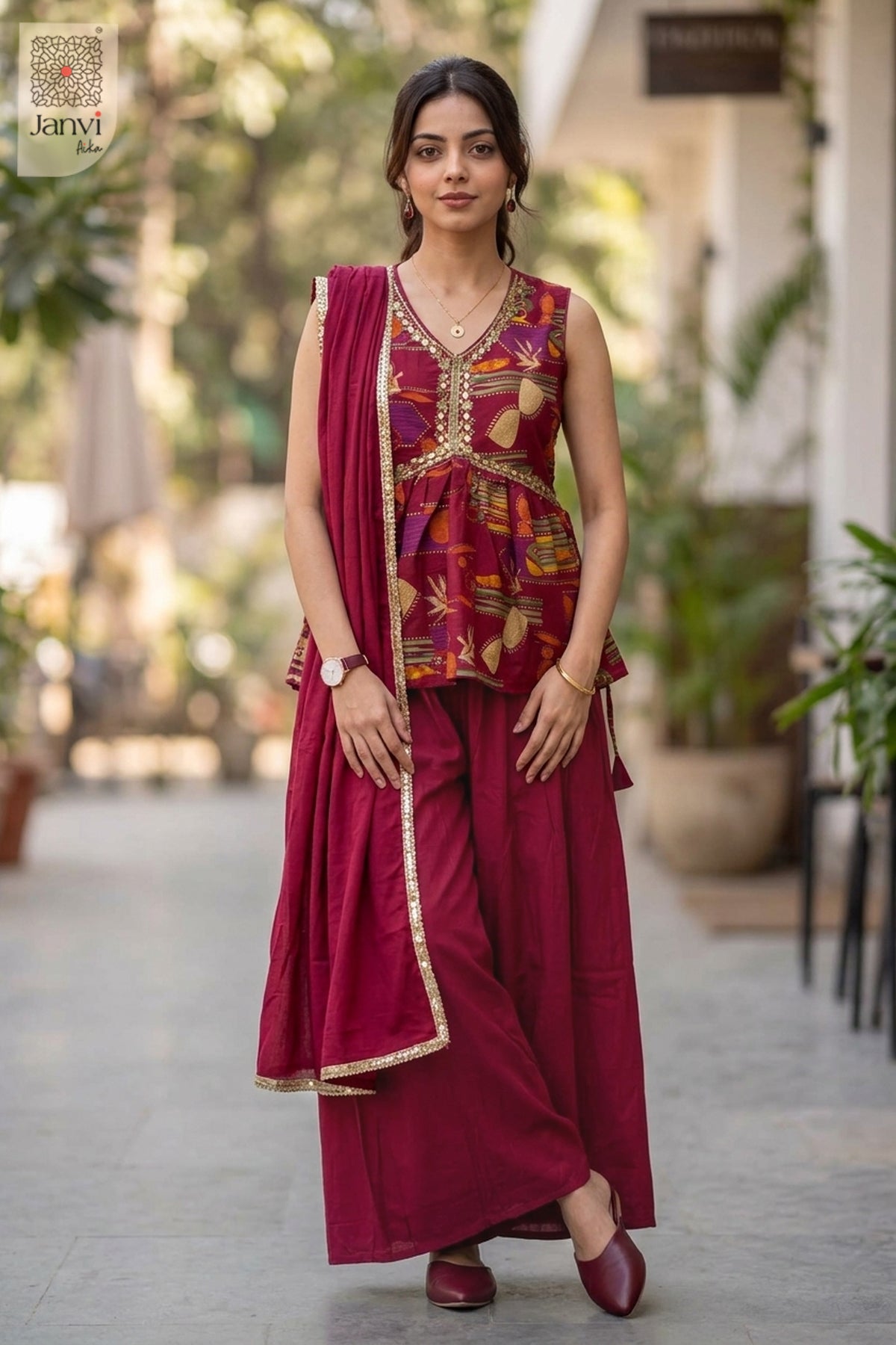 Leaf Fall Classy Sharara