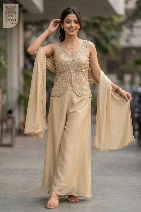 Luna Glaze Sharara Set