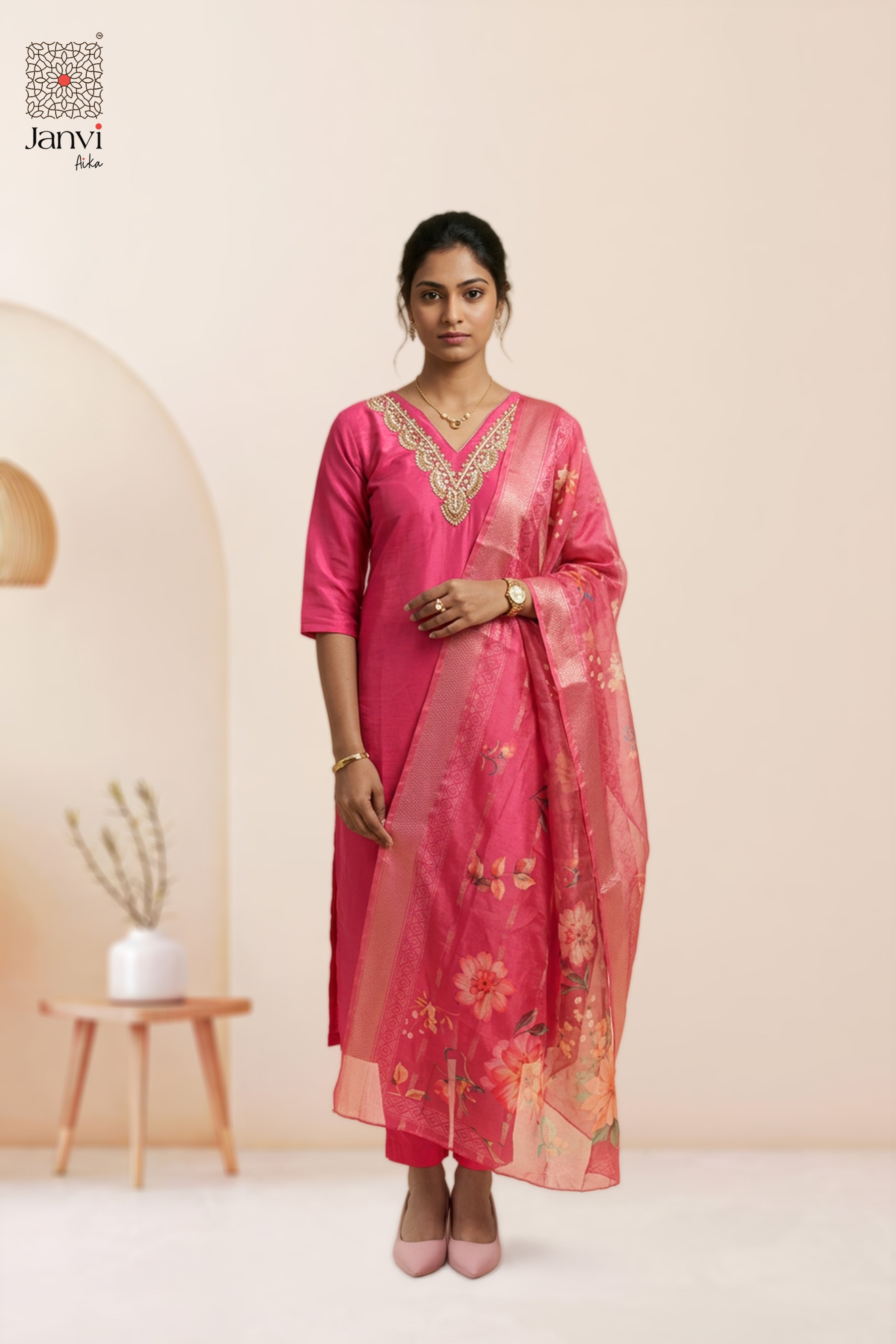 Magenta Mist Chudidhar Set