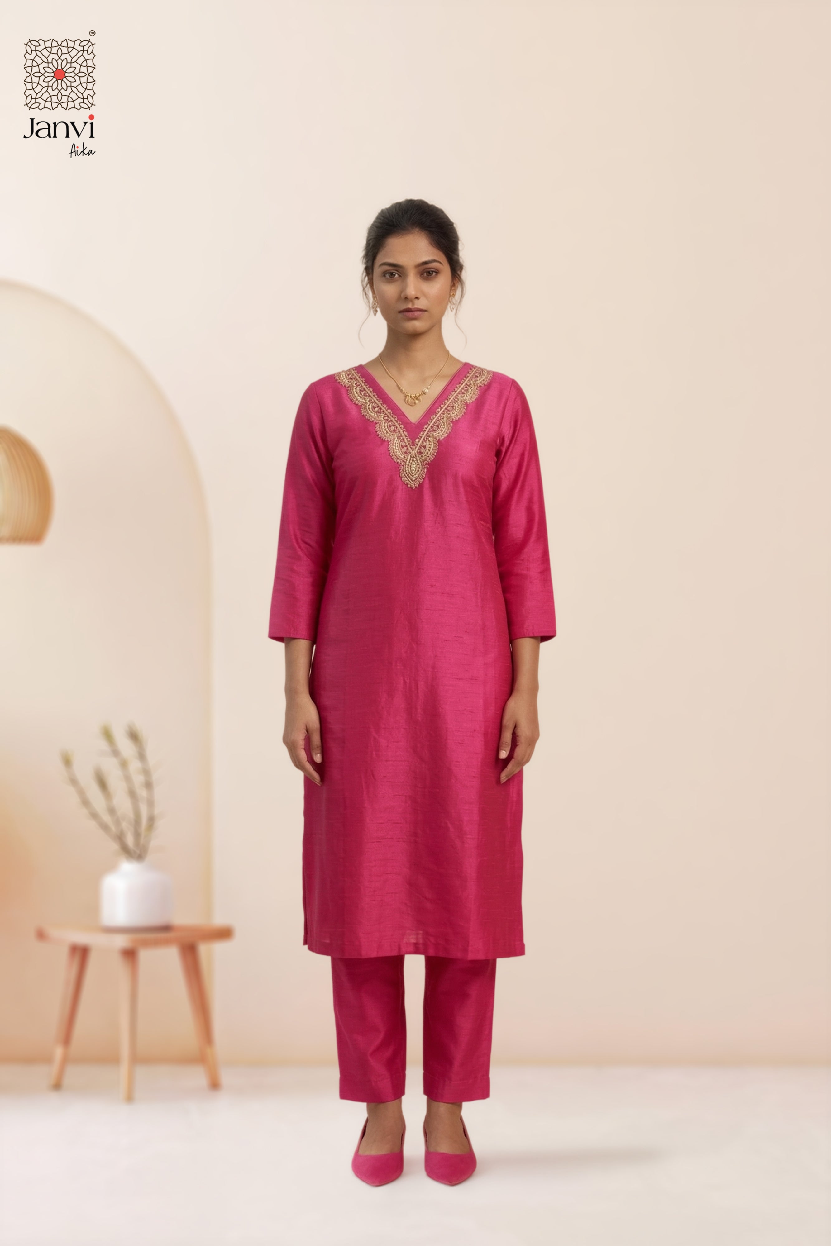 Magenta Mist Chudidhar Set