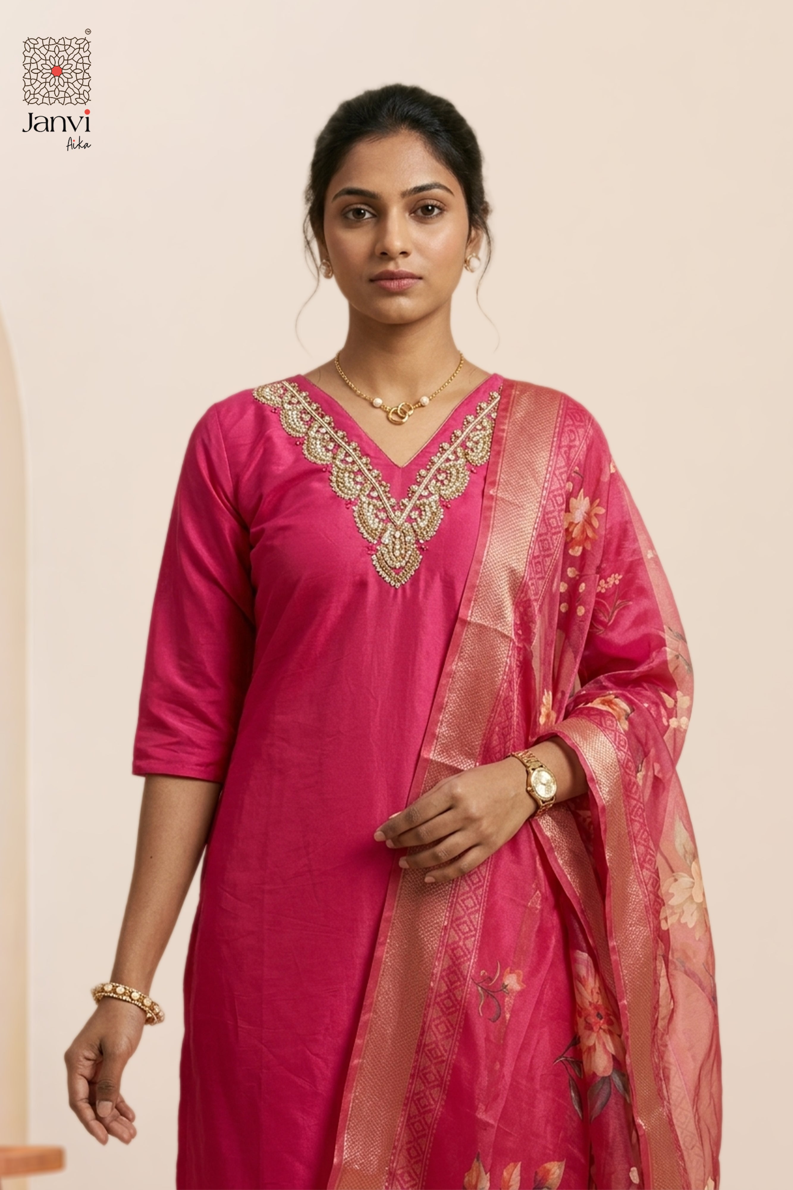 Magenta Mist Chudidhar Set