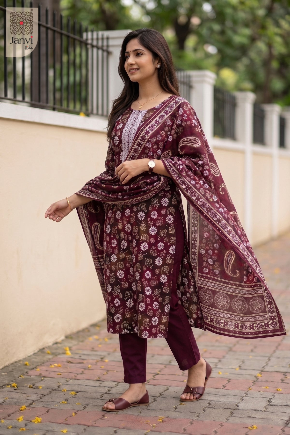 Maroon Swirl