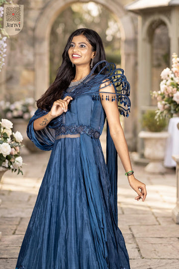 Turn heads with this captivating side profile showcasing luxurious ladies wear near me perfectly.