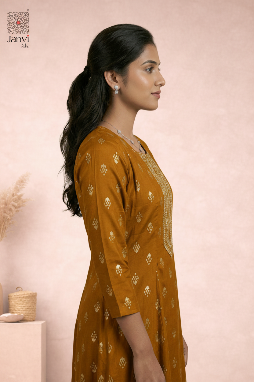 Mustard Bloom Top