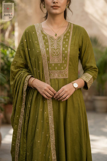 Back view showing neckline styling of Noor Olivia for women's clothing online shopping.