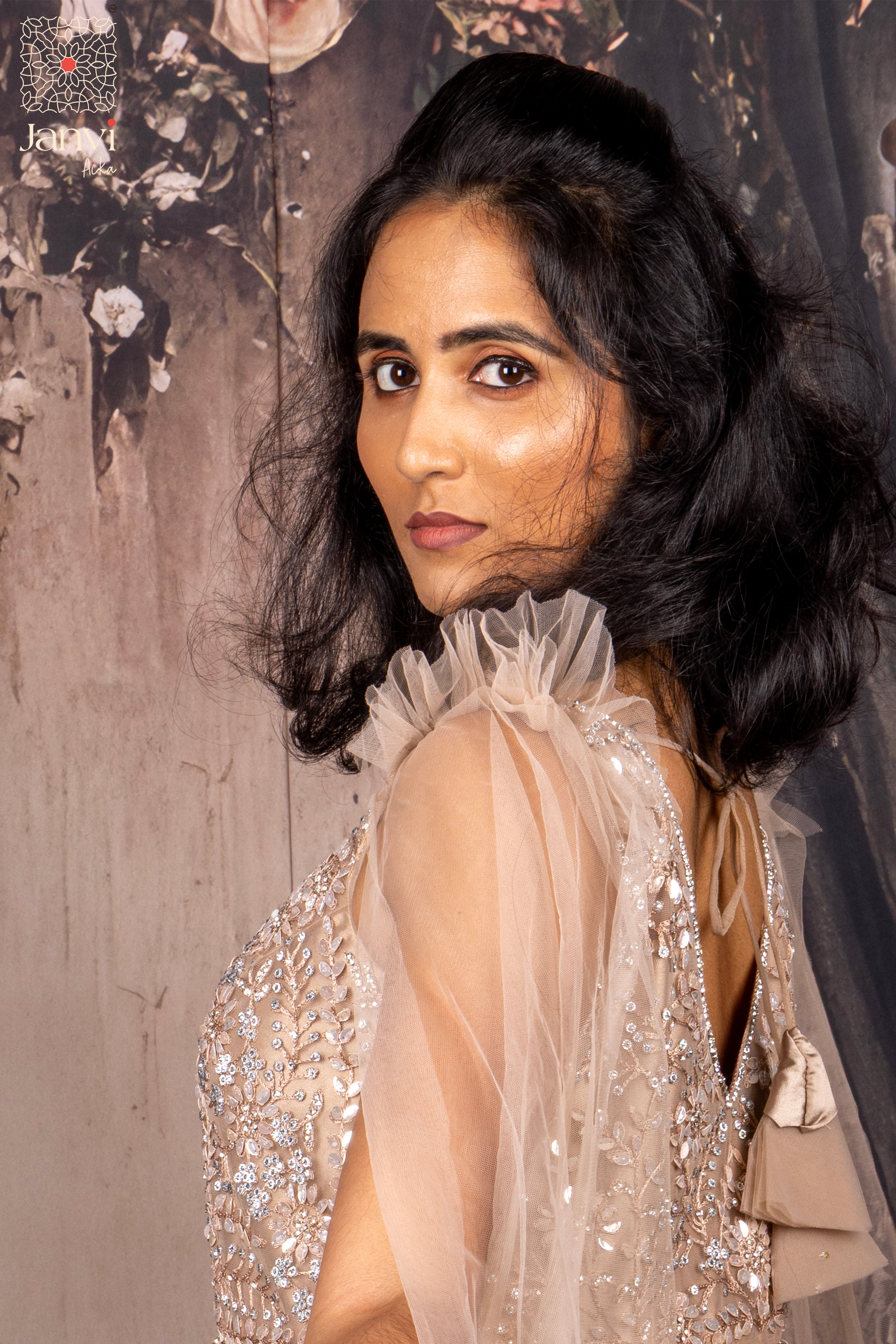 Nude Radiance Long Gown