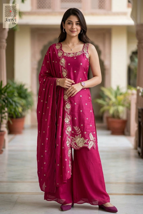Nora Rouge Sharara Set