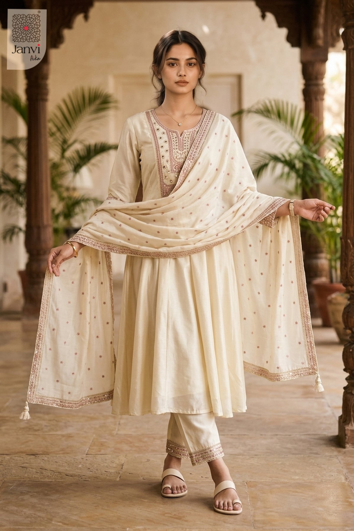 Pearl Auraya Anarkali Dress