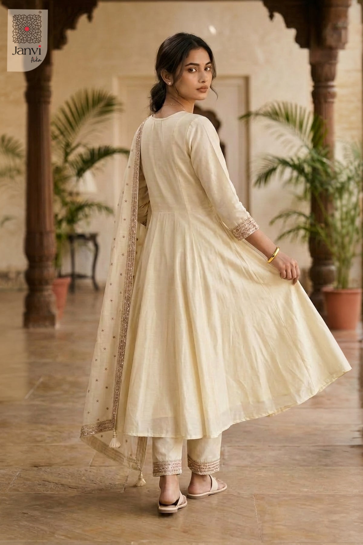 Pearl Auraya Anarkali Dress