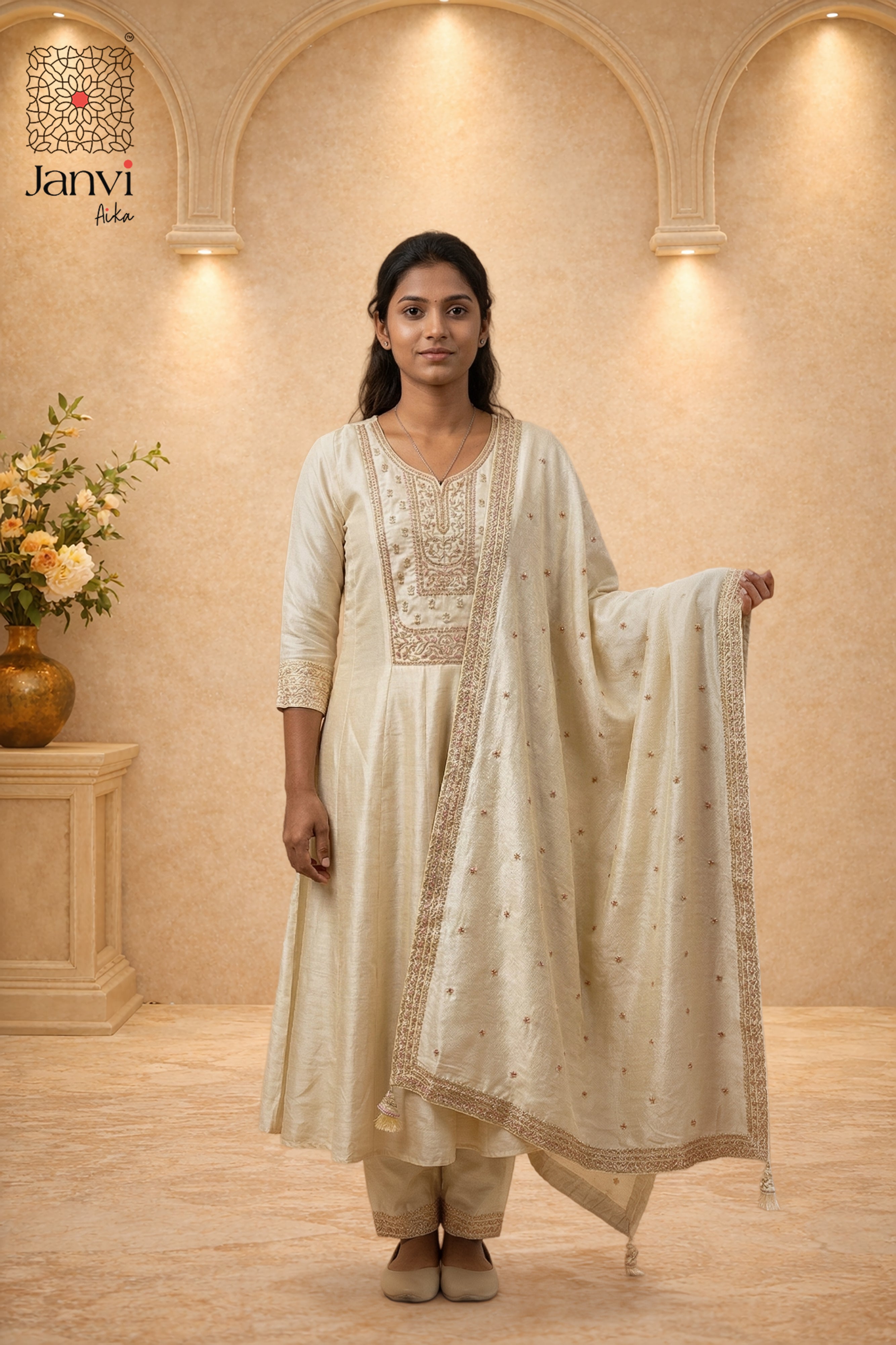 Pearl Auraya Anarkali Dress