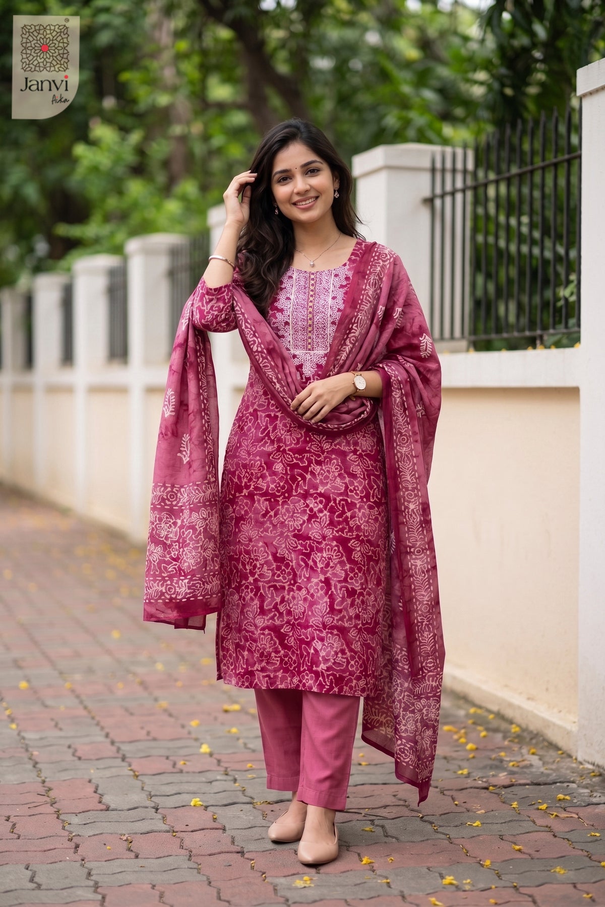 Pink Batik