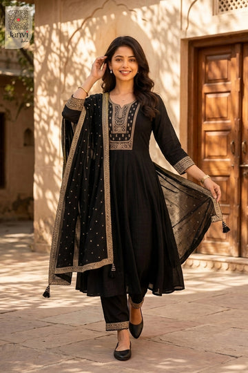 Front full view of Raven Raaga showcasing style for casual birthday party outfits for ladies.