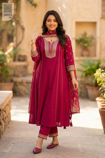Side profile view of Royal Rani showcasing design for women's clothing stores near me.