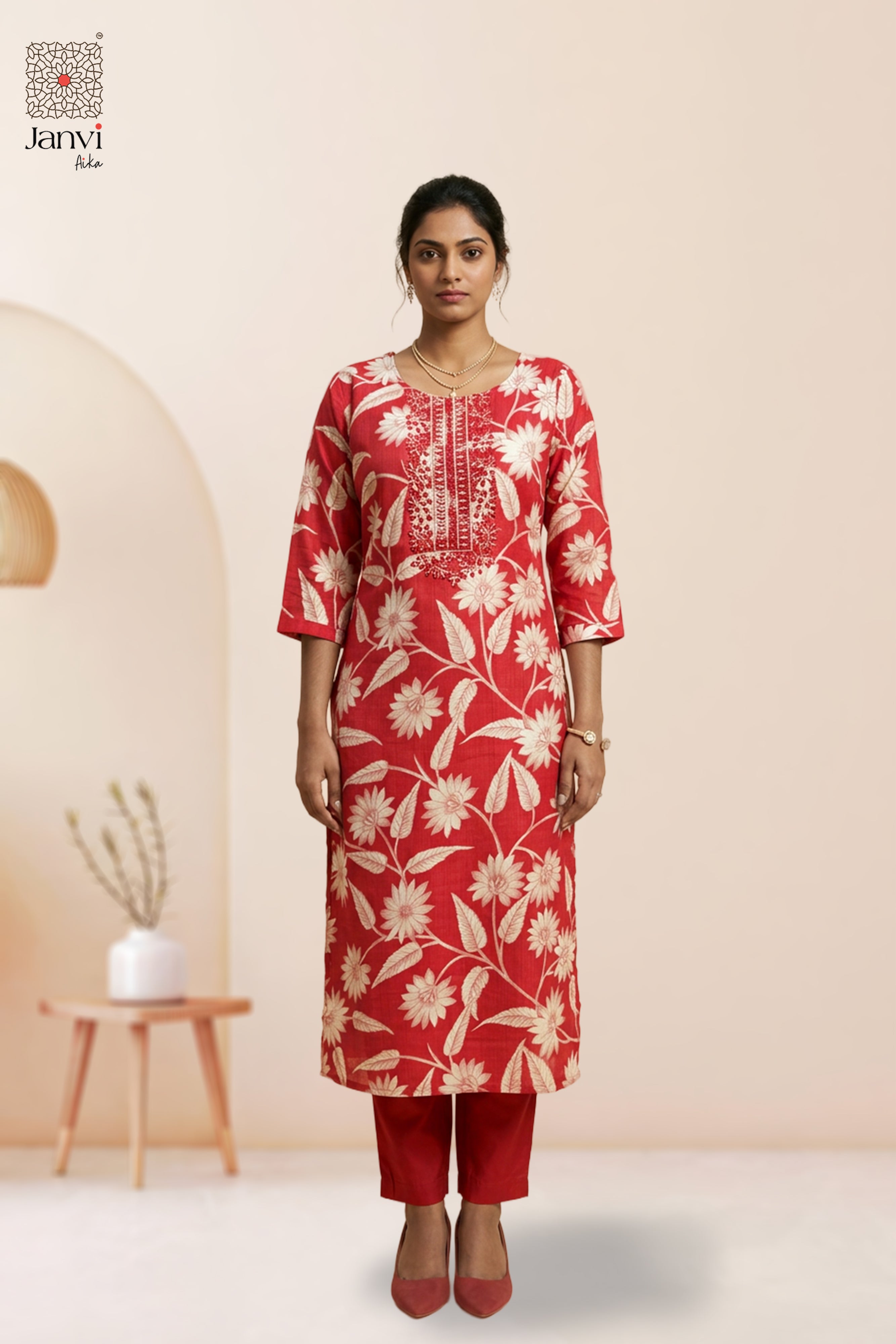 Ruby Floral Symphony