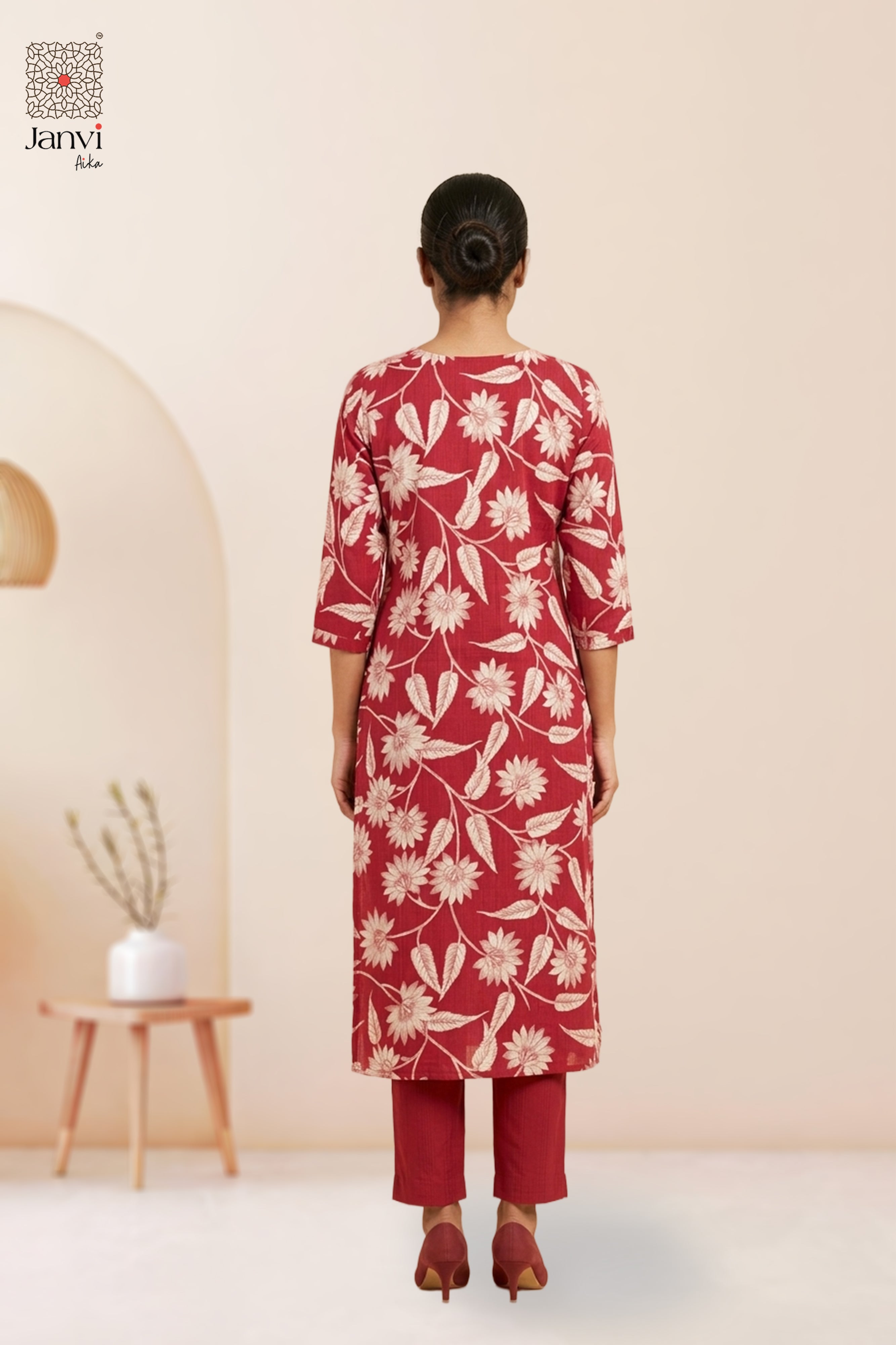 Ruby Floral Symphony