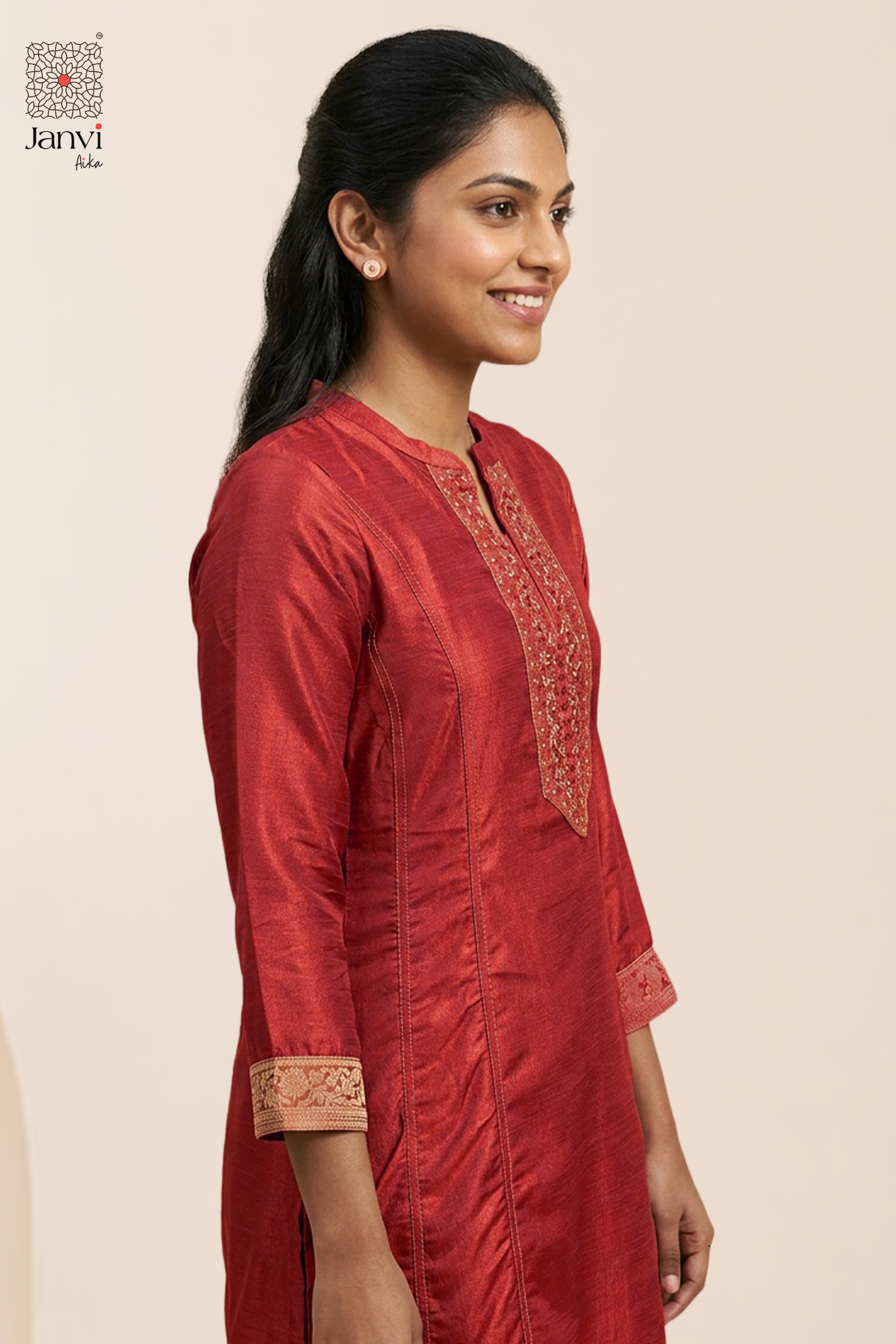 Rustic Gold Chudidhar Set