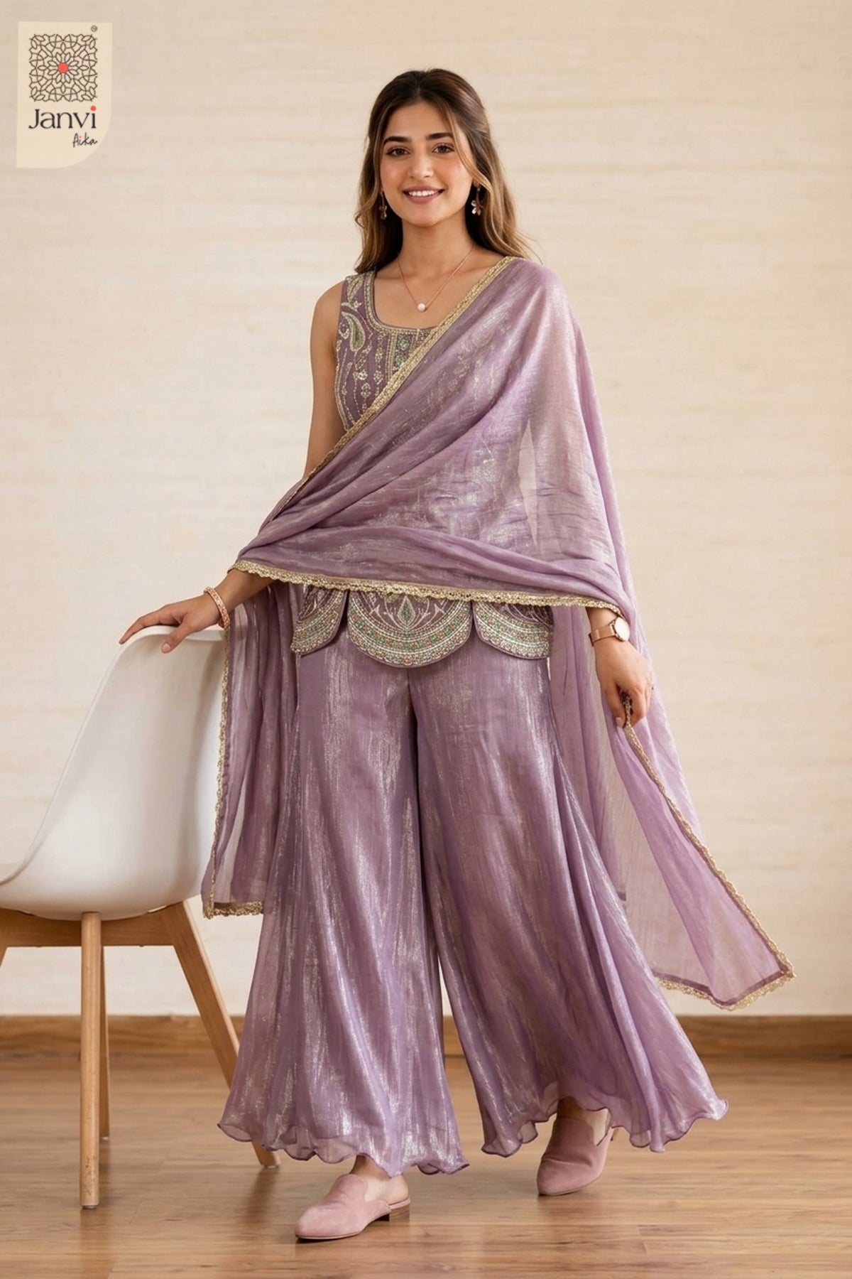Royal Phapsody Sharara Set