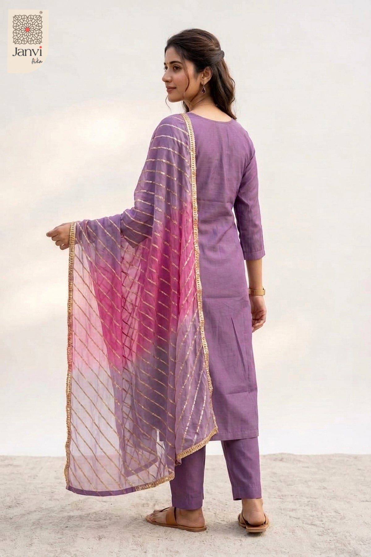 Ruhani Peacock Heritage Kurta Set