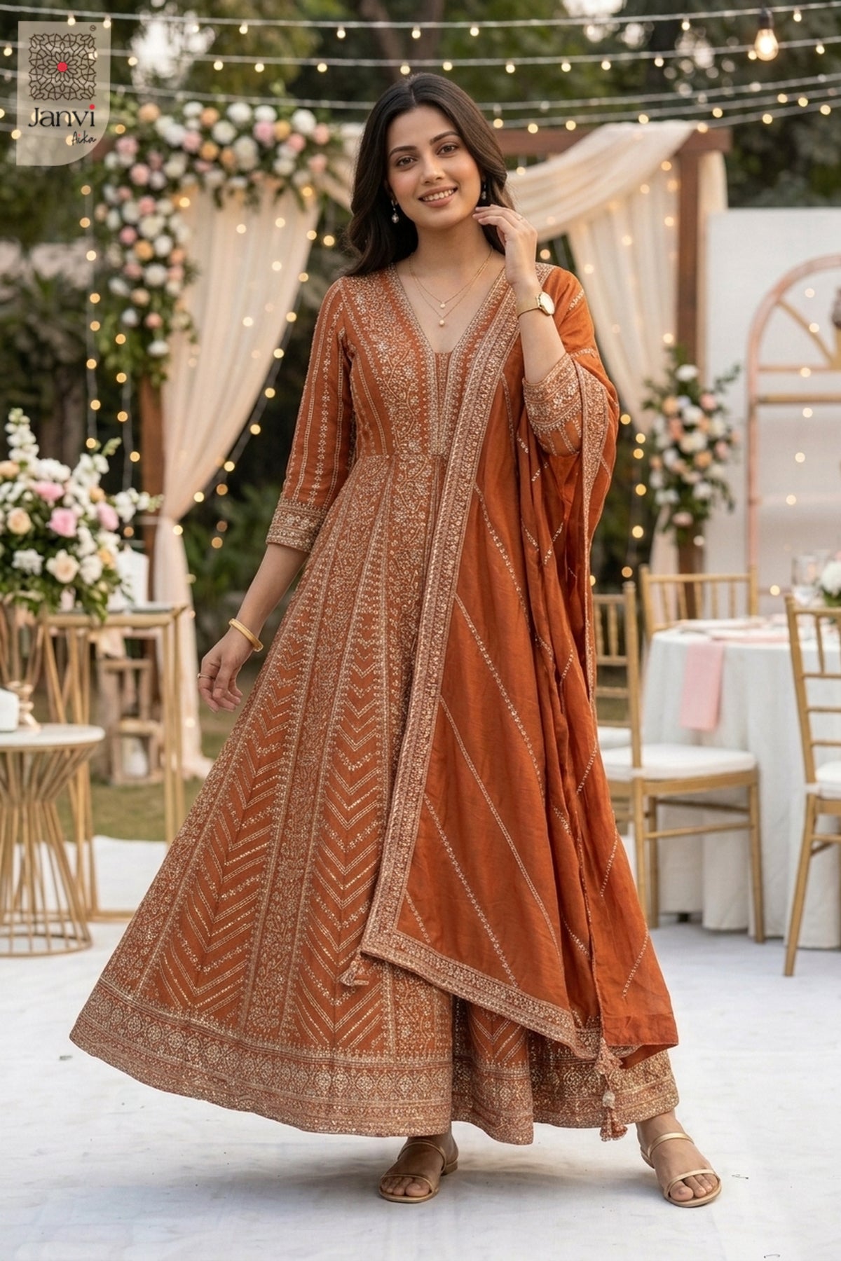 Saffron Heirloom Long Gown